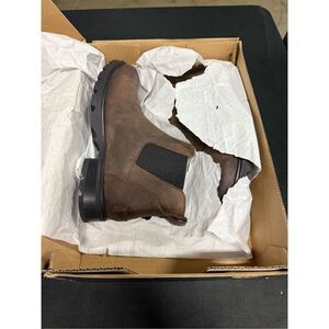 Sorel Emilie III Waterproof Chelsea Boots Tobacco Black 6